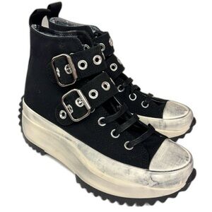 Converse Run Star Hike Platform Punk A07677C High Top Buckle Sneaker Womens 6.5